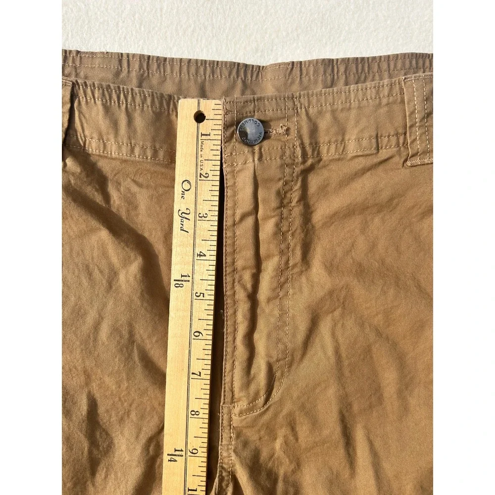 Columbia Mens Hiking Pants Brown Utility Cargo Straight‎ Leg Outdoor 38x28